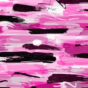 Pink Brushstrokes