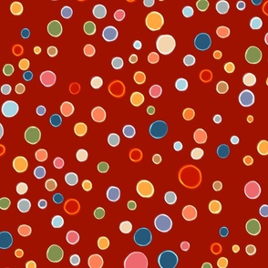 Celebrating Colourful Dots - Red  (L)