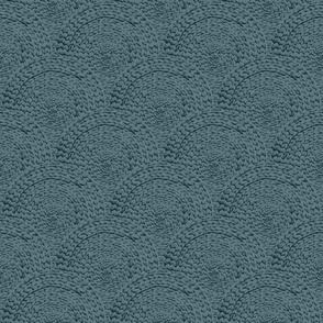  Rattan  soft blue - Small