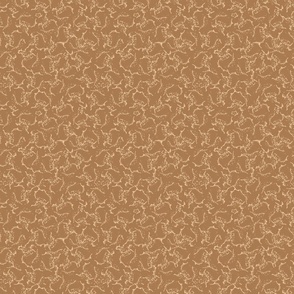   Earth Tone Plaster Crackles - S small scale - warm neutral cream on latte french beige brown spackle textured tonal wallpaper home decor