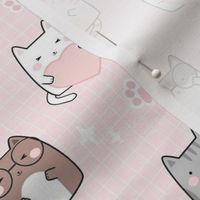 cute cats with squares