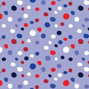 Bouncing Dots-RWB Palette-Large Scale