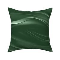 Soft liquid dark green metal waves on shades of green