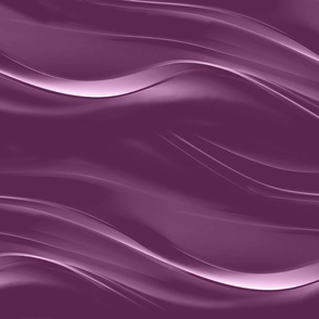 Soft liquid purple metal waves on shades of a colder purple / lavender