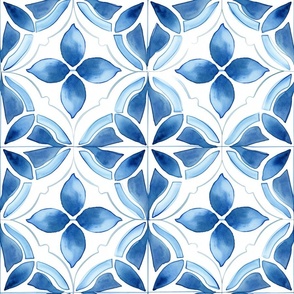Blue tiles,Mediterranean tiles