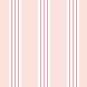  Ticking stripe pink