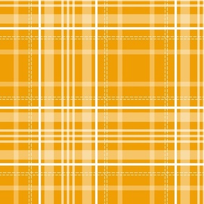 (L)Marigold Yellow Plaid, Large Scale