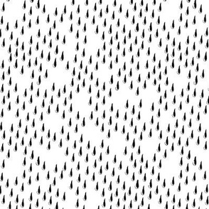 Abstract Organics // Raindrops and Holes Structure // Black and White Blender //