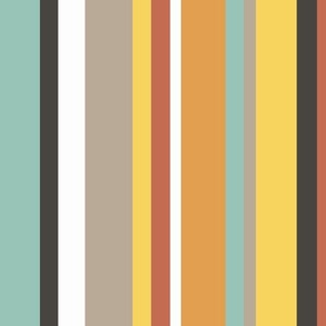 Colorful Retro Stripes
