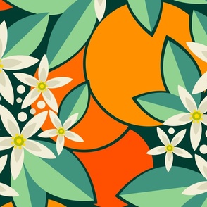 Orange Blossom Flower - Large