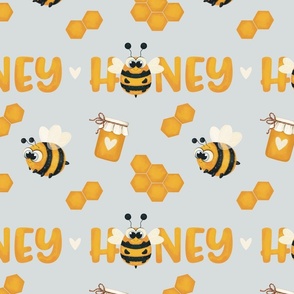 Cute Honey Bees