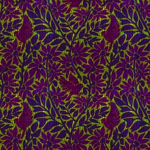 (M) Opulent Purple Burnout Velvet