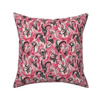 Capricorn Dream: Pink Picasso Inspired Goat Print