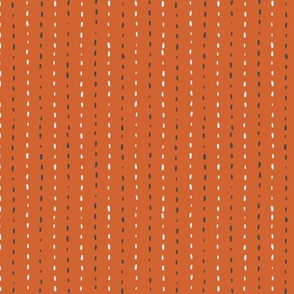 Retro Minimalist Abstract Pattern with Dots and Dashes