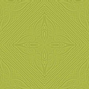 Sweet Hearts Entwine (pea soup green in 3D)