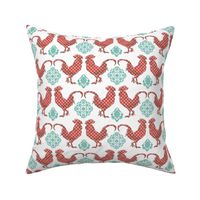 CHECKED CHICKENS - KEY WEST KITCHEN COLLECTION (RED)