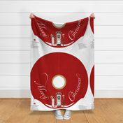 Welcome to Our Home 44" Christmas Tree Skirt | Red
