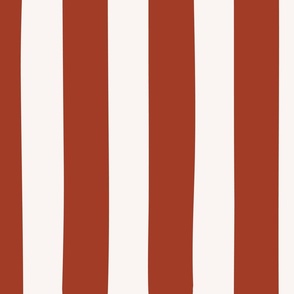 Circus Stripe, Red and soft White