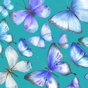 Watercolor  butterflies