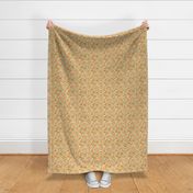 Wild Flower Meadow -green, beige,yellow | SKU2404101367 | ditsy scale | 6 in