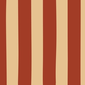 Circus Stripe Red and Gold