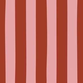 MEDIUM Circus Stripe, Red and Pink