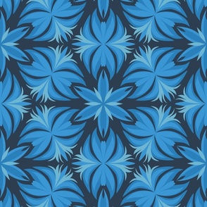 Blue  kaleidoscope