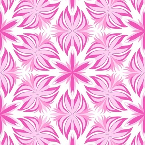 Magenta and pink kaleidoscope