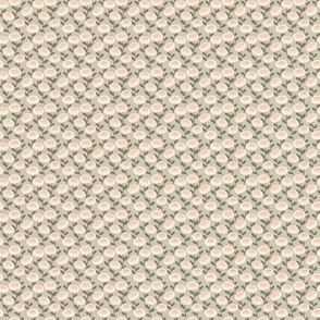 Abstract Minimal Floral - Warm Gray-Pink (Extra-Small)