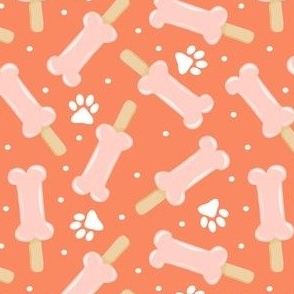 Dog Popsicles - Pawsicles - sherbet - Summer Dog Bone Pops - LAD24