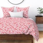 Summer strawberries - Pink - Large scale