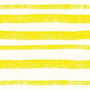 Big yellow stripes block print
