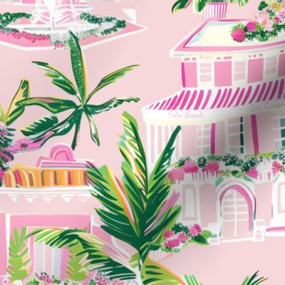 Lilly's Shopping Spree - Pink Wallpaper – New