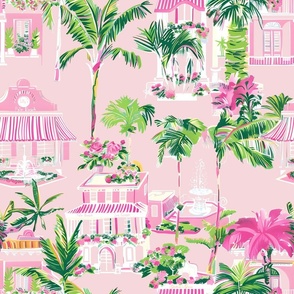 Lilly's Shopping Spree - Pink Wallpaper – New