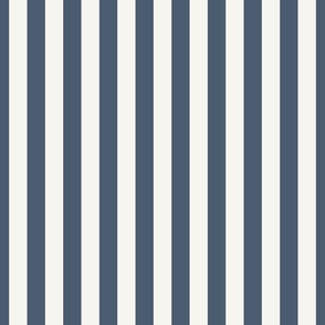 Indigo  and Cream2 Cabana Stripe