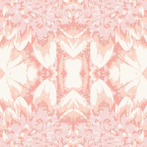 Gentilly Tonal and Textured Peach Botanical Abstract 