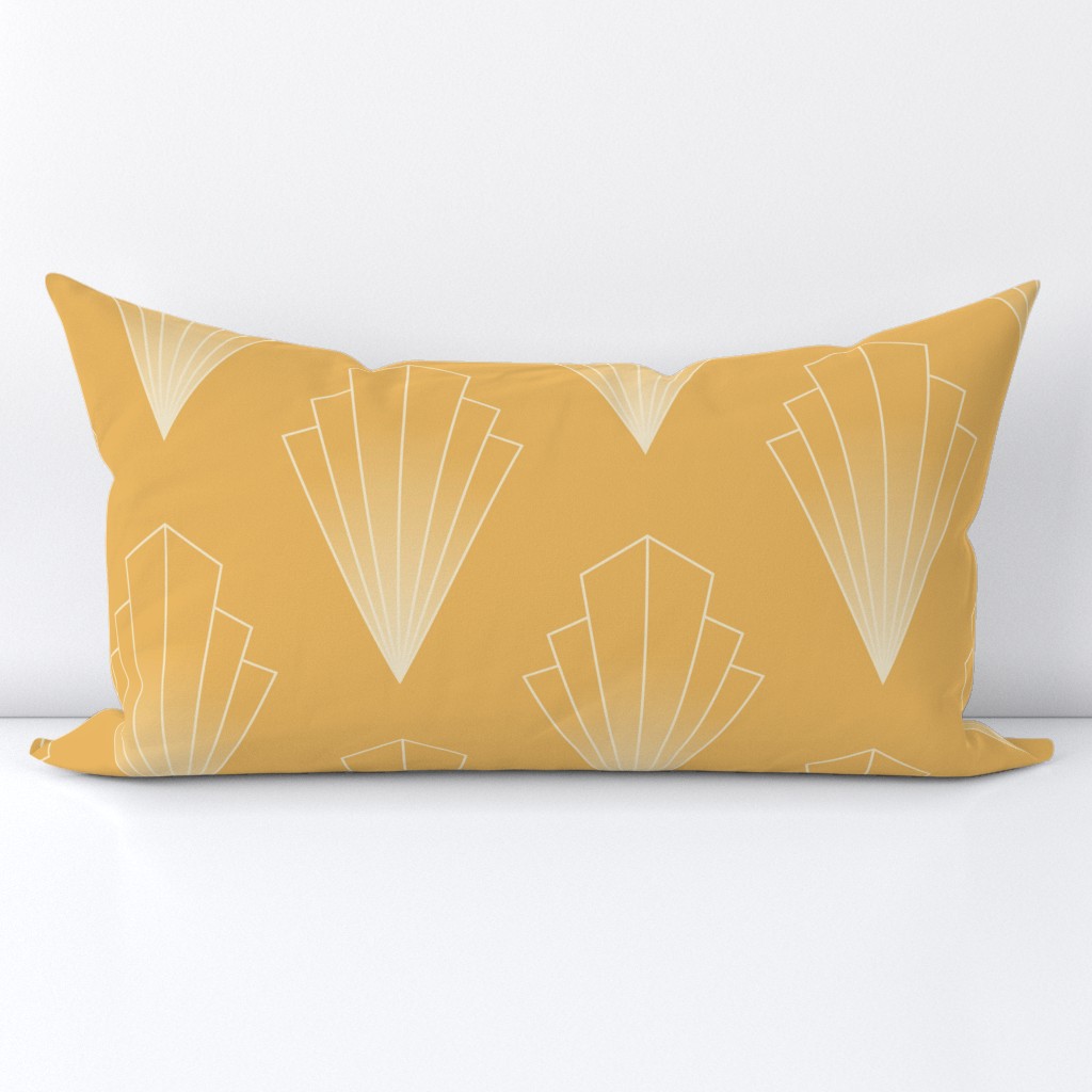 Golden Yellow Art Deco Diamond | Large