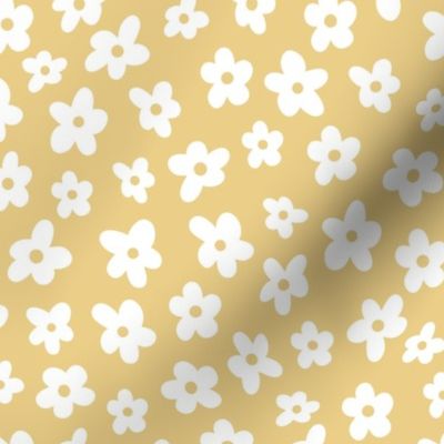 Small // Hayden: Minimalist Daisy Flower - Sundress Yellow