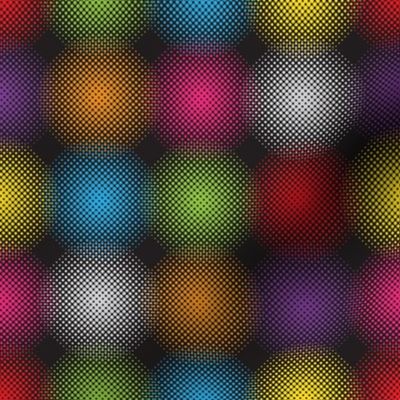 Colorful Halftone Dots