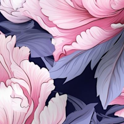 pink and navy bluepeonies