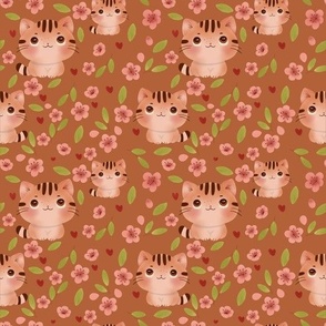 Whiskers & Blooms: A Feline Fantasy Cat and Blossom Brown