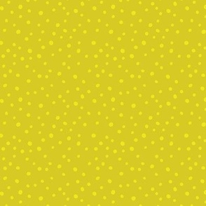 Mini Polka Dots in Bright Lemon Yellow