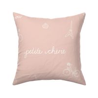 My Little Paris Bonjour Cherie in Soft Pink | Large Version