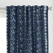 Ivory Coast denim mud cloth Boho casual style