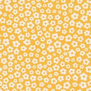 Ditsy Popcorn Floral Yellow