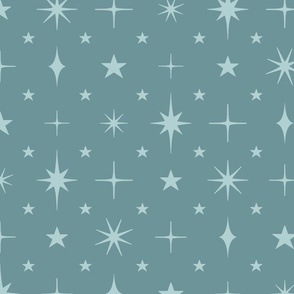 L - Blue Stars Blender – Duck Egg Twinkle Sky Starlight