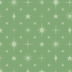 L - Green Stars Blender – Matcha Sage Twinkle Sky Starlight