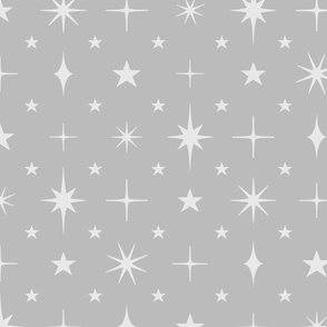 L - Grey Stars Blender – Silver Twinkle Sky Starlight