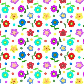 Flowers and Dots