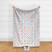 Playful Colorful Abstract Geometric in Vibrant Rainbow Colors - Large - Color Confident, Playful Kids, Colorful Kid's Room, Bright Playroom